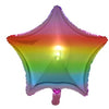 Rainbow Star Shape 48cm Foil Balloon