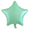 Matt Pastel Mint Star Shape 48cm Foil Balloon