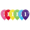 Sempertex Number 1 Birthday Assorsted 30cm Latex Balloons