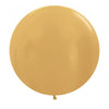 60cm Sempertex Latex Balloons -  Metallic Gold
