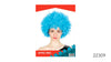 Blue Curly Wig