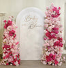 120x200cm Half Ripple Arch Wall - White