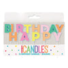 Happy Birthday  Rainbow Pick Candles