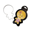 Ginger Bread Kid Girl Metal Stainless Steel Cookie Cutter - Coo Kie