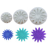 Flower Cookie Fondant Plunger Cutter Set