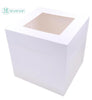 12 x12 x12'' Inch White Square Tall Cake Box