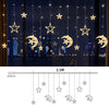 Star Moon String Led Light 3m