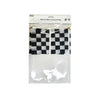 Racing Car Black & White Checkered Flag