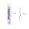 Purple Wavy Curve Birthday Candles 6pk
