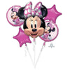 Disney Minnie Mouse Theme Foil Balloons Bouquet