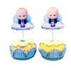 Baby Boss Paper Cupcake Cake Toppers 24pcs