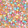 Bubble Bubble Pastel & Gold Cake Edible Sprinkles - BY SPRINKS 75g