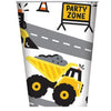 Construction Party Theme Truck Party Paper Cups 8PK