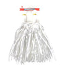 2pk White Cheeringleading Pom Poms 2pk