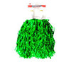 2pk Metallic Green Cheeringleading Pom Poms 2pk