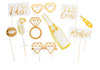 Wedding Selfie Photo Props 10pk