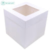 14 x 14 x12'' Inch White Square Tall Cake Box
