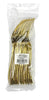 12pk Metallic Gold Reusable Heavy Duty Plastic Forks