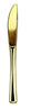 12pk Metallic Gold Reusable Heavy Duty Plastic Knives