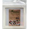 2pk ECO Small Square 25.8 x 15.5 x 8cm White Grazing /Hamper Box With Clear Window Lid