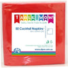 50pk  Red Cocktail Paper Napkins
