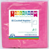 50pk Hot Pink Cocktail Paper Napkins