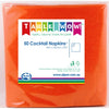 50pk Orange  Cocktail Paper Napkins