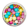 Bubble Bubble Pastel & Gold Cake Edible Sprinkles - BY SPRINKS 75g