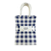 10pcs Blue Gingham Paper Gift Bags