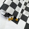 Racing Car Black & White Checkered Flag