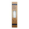 White Unscented Long Taper Candles 10pk