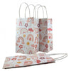 5PK Boho Rainbow Girl's  Paper Gift Bags