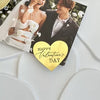 5cm Happy Valentine’s Day Heart Acrylic CupCake Topper