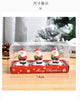 Christmas Santa Tealight Candles Pack of 3