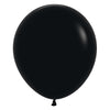6PK Fashion Black Sempertex 46cm 18'' Latex Balloons