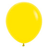 6PK Fashion Yellow Sempertex 46cm 18'' Latex Balloons