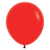 6PK Fashion Red Sempertex 46cm 18'' Latex Balloons