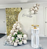 Half Ripple Arch Wall - White