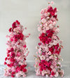 Pastel Pink & Hot Pink Faux Florals