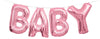 Baby Pink Foil Letter Balloon Banner Kit
