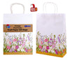 35CM X 25CM X 10CM 3pk Craft Heritage Floral Paper Gift Bags