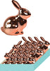 Easter Metallic Rose Gold Bunny Decoration