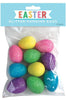 12PK Glitter Hanging Easter Eggs Decoration