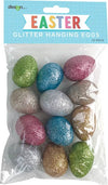 Glitter Foam Easter Egg Hanging Decorations