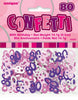 80th Glitz Pink Birthday Table Foil Confetti / Scatters 14g