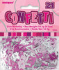 21st Glitz Pink Birthday Table Foil Confetti / Scatters 14g