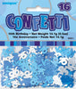 16th Birthday Blue & Silver Table Foil Confetti / Scatters 14g