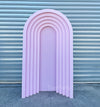 120x210cm  3D Layers Pink Arch