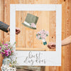 Ginger Ray Botanical Wedding Best Day Ever Photo Booth Frame