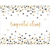 Congratulations Keepsake White Gold Guest Book
